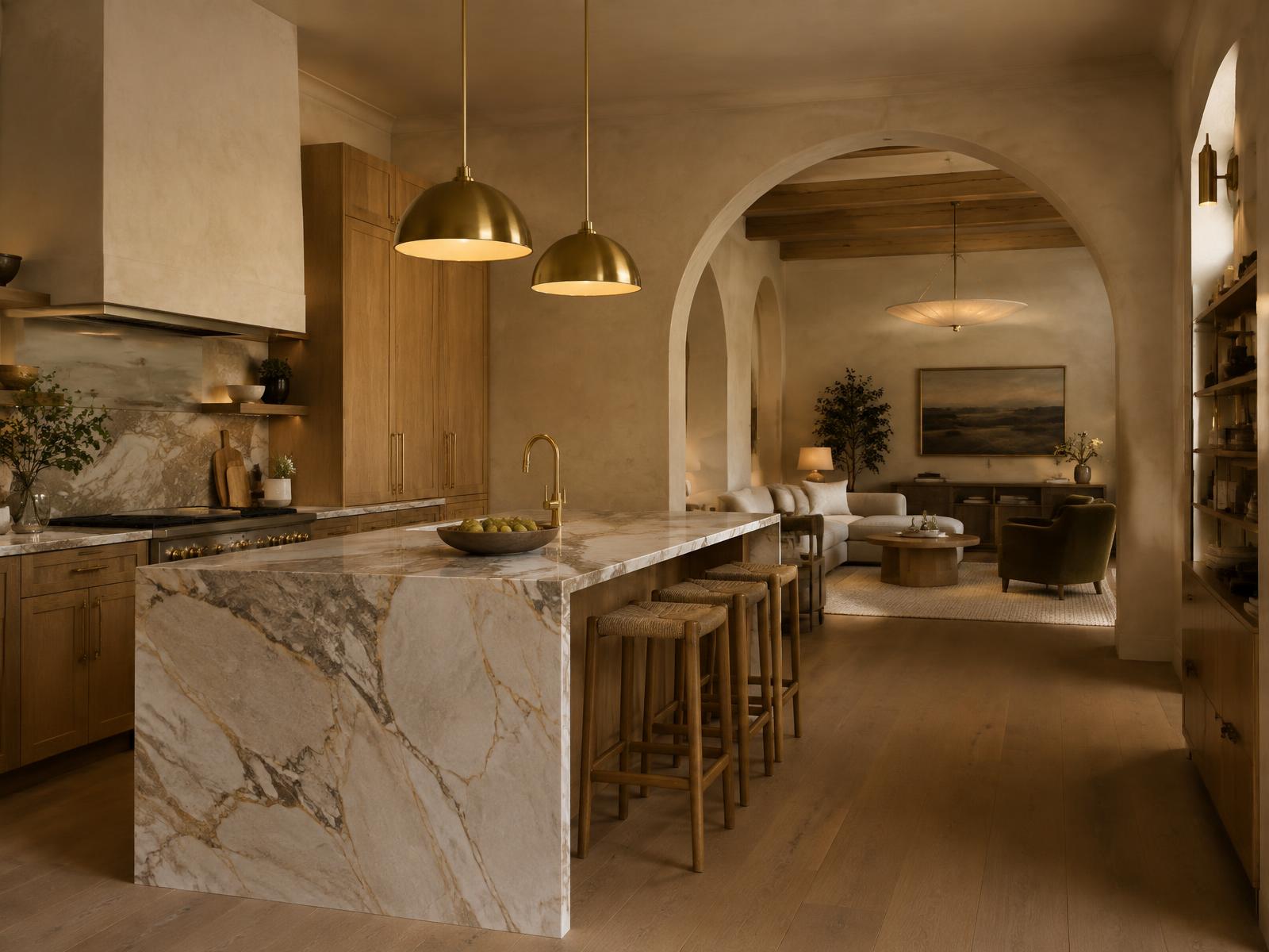 Design concept of a kitchen showroom
